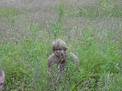 Hiding in the grass